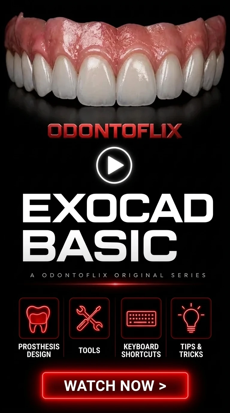 OdontoFlix Exocad course module 1 cover