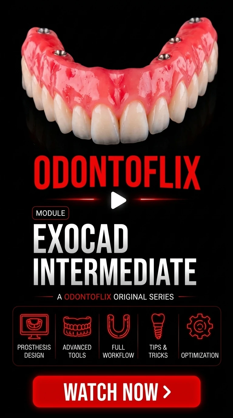 OdontoFlix Exocad course module 2 cover