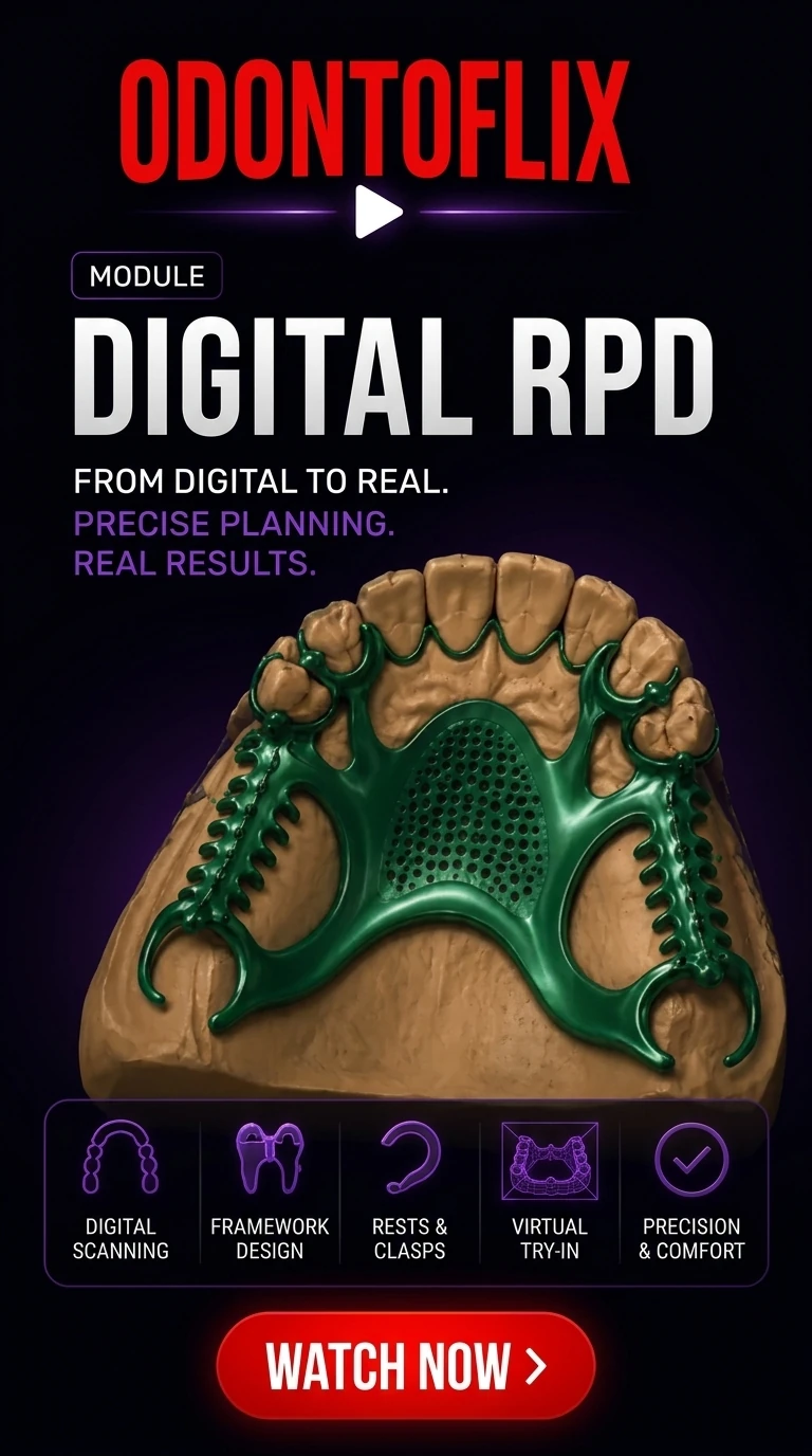 OdontoFlix Exocad course module 6 cover